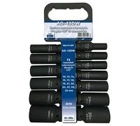 Bussole a impatto Adler, 13 pezzi. Lunghezza Adler 10-32 mm. Gancio AD-13DW.
