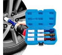 Bussole a parete sottile da 1/2 pollice per utensili a percussione con design a corpo lungo per raggiungere elementi di fissaggio profondi su ruote di auto e camion