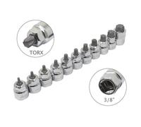 BUSSOLE ASTA A PROFILO RIBASSATO - TORX 3 8" SU BINARIO