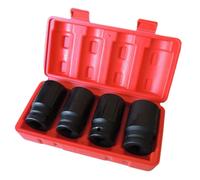 BUSSOLE BOCCOLE ESAGONALI PER PISTOLA AVVITATORE PNEUMATICO 4 PZ 1/2'' 30 A 36MM