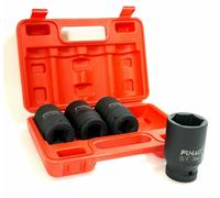 BUSSOLE BOCCOLE PER PISTOLA AVVITATORE PNEUMATICO SET KIT 4 PZ 3/4" DA 30 A 36MM