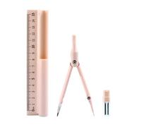 Bussole Da Multifunzione Strumento Cancelleria Per Geometria Matematica Bussole 3 In 1 Geometria Righello Dritto Con Set Matite Bussola Righello Schizzi