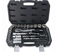BUSSOLE E BITS IN SERIE MAURER PLUS 60 pz 1/4 -1/2 in acciaio e Valigetta in ABS