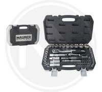 BUSSOLE E BITS IN SERIE MAURER PLUS 60 pz 1/4 -1/2 in acciaio e Valigetta in ABS