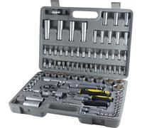 Maurer Set bussole e bits 94 pz in carbonio 1/4-1/2 con valigetta ABS