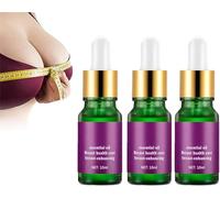 Bust Firming Natural Essence Oil, Natural Breast Enhancement Oil, Natural Curves Breast Enhancement, Plumping Enlargement Nourishing Massage Oil (3 Pcs)