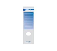 Busta 10 copridorso CDR-S carta adesiva blu 7x34,5cm SEI ROTA
