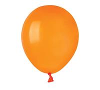 Busta 100 palloncini in lattice naturale Premium Quality A50 (Ø 13cm / 5"), arancione