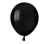 Busta 100 palloncini in lattice naturale Premium Quality A50 (Ø 13cm / 5"), nero
