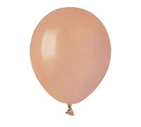 Busta 100 palloncini in lattice naturale Premium Quality A50 (Ø 13cm / 5"), rosa antico