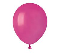 Busta 100 palloncini in lattice naturale Premium Quality A50 (Ø 13cm / 5"), rosa fucsia