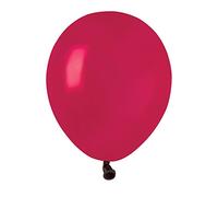 Busta 100 palloncini in lattice naturale Premium Quality A50 (Ø 13cm / 5"), rosso borgogna