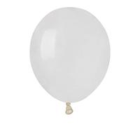 Busta 100 palloncini in lattice naturale Premium Quality A50 (Ø 13cm / 5"), trasparente