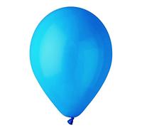 Busta 100 palloncini in lattice naturale Premium Quality G120 (Ø 33cm / 13"), blu