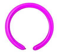 Busta 100 palloncini modellabili in lattice naturale Premium Quality D4 (Ø 5cm / 2"), rosa fucsia