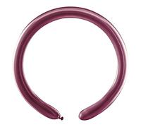 Busta 100 palloncini modellabili in lattice naturale Premium Quality D4 (Ø 5cm / 2"), rosa metallizzato