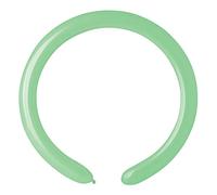 Busta 100 palloncini modellabili in lattice naturale Premium Quality D4 (Ø 5cm / 2"), verde menta pastello