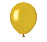 Busta 100 palloncini perlati in lattice naturale Premium Quality A50 (Ø 13cm / 5"), oro perlato