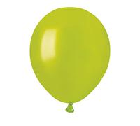 Busta 100 palloncini perlati in lattice naturale Premium Quality A50 (Ø 13cm / 5"), verde chiaro perlato