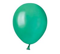 Busta 100 palloncini perlati in lattice naturale Premium Quality A50 (Ø 13cm / 5"), verde perlato