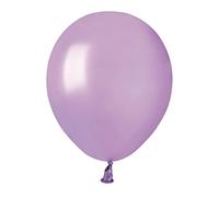 Busta 100 palloncini perlati in lattice naturale Premium Quality A50 (Ø 13cm / 5"), viola lavanda perlato