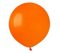 Busta 25 palloncini in lattice naturale Premium Quality G150 (Ø 48cm / 19"), arancione