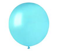 Busta 25 palloncini perlati in lattice naturale Premium Quality G150 (Ø 48cm / 19"), azzurro perlato