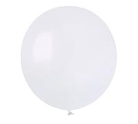 Busta 25 palloncini perlati in lattice naturale Premium Quality G150 (Ø 48cm / 19"), bianco perlato