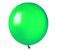 Busta 25 palloncini perlati in lattice naturale Premium Quality G150 (Ø 48cm / 19"), verde perlato
