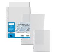 Busta a Perforazione Universale Ercole Sei Rota - 21x29,7 cm - Liscia - 502129 (