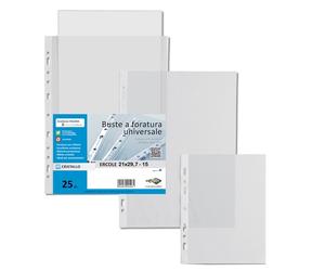 Busta a Perforazione Universale Ercole Sei Rota - 21x29,7 cm - Liscia - 502129 (