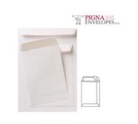 Busta a sacco bianca - serie Competitor - certificazione FSC - strip adesivo - 300x400 mm - 80 gr - Pigna - conf. 500 pe