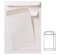 Buste a sacco BIANCHE 16x23 cm 80 gr. Adesiva Competitor (500 Pz) PIGNA