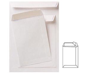 Busta a Sacco Pigna - con Strip - 16x23 cm - 80 g - 002946323 (Bianco Conf. 500)