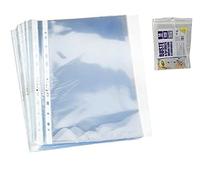 Busta A4 Liscia Trasparente Portadocumenti a Perforazione Universale 100 Pezzi Fair