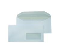 Busta bianca con finestra Blasetti Super Pocket 80 g/m2 in conf. 500 buste 110x230 mm - 126
