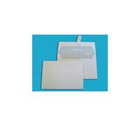Busta bianca con lembo Blasetti Strip 80 g/m2 in conf. da 500 buste 114x162 mm 0