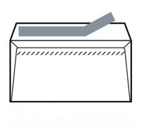 Busta bianca Sam 115 x 225 mm americana 80 g.