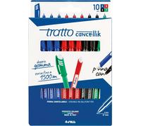 Busta Cancellik 8 + 2 Colori Scuola - 832700, 10 Pezzi