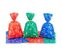 Busta carta regalo Toys Center 35x50 cm - Assortite Rosso, Blu e Verde