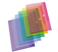 Busta con Bottone in Velcro Djois Tarifold - PPL - A4 - B510209 (Assortiti Trasp