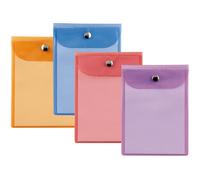 Busta con Bottone Press 4 Color Sei Rota - 12x15,5 cm - 42121599 (Assortiti Conf