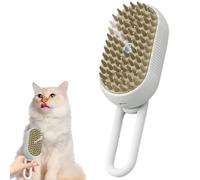 Busta di gatto vapore - Pennello a vapore di gatto | Pennello per la toelettatura per cani | Cannello pieno di vapore di cavallo autopulente per lo spargimento | Pennello per animali domestici a setol