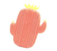 Busta Di Lavaggio In Silicone, Scrubber Manuale, Strumento Per Il Viso In Cactus Cartoni Animati 8x6.5x5cm/3.15x2.56x1.97 Pollici Di Design Compatto E Adatto Ai Viaggi Per Viaggio D'affari, Uso Quotid