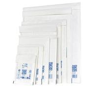 Busta Imbottita Bolle Spedizione | Busta Spedizione Prodotti Fragili, Libri, Abbigliamento | Chiusura sicura | Antistrappo e Impermeabile | Krat Bianco (180 x 260)