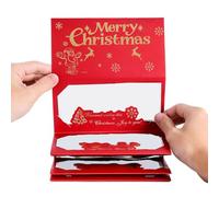 Busta in cartoncino spesso di alta qualità, riciclabile, ideale per decorazioni natalizie, idea regalo creativa e orientata alla famiglia