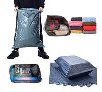 Busta in plastica di grandi dimensioni (43 x 60 cm) grigia per spedizioni e imballaggi buste extra forti, buste postali in polietilene autosigillanti, per la spedizione di vestiti