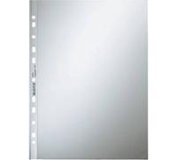 Leitz Buste perforate De Luxe PPL lucido, Formato A4, Confezione da 100, 47700002 - trasparente 47700002A