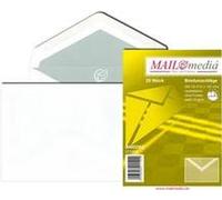 Busta MAILmedia offset bianca C6 senza finestra 70 g/m adesivo bagnato peso ca. 28 g (21268-0)