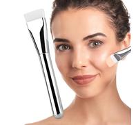 Busta per il trucco della fondazione, pennello Flat Foundation | Fondazione correttore per trucco liquido, spatola top piatta,Pad del correttore ultra sottile, strumenti per il trucco professionale pe